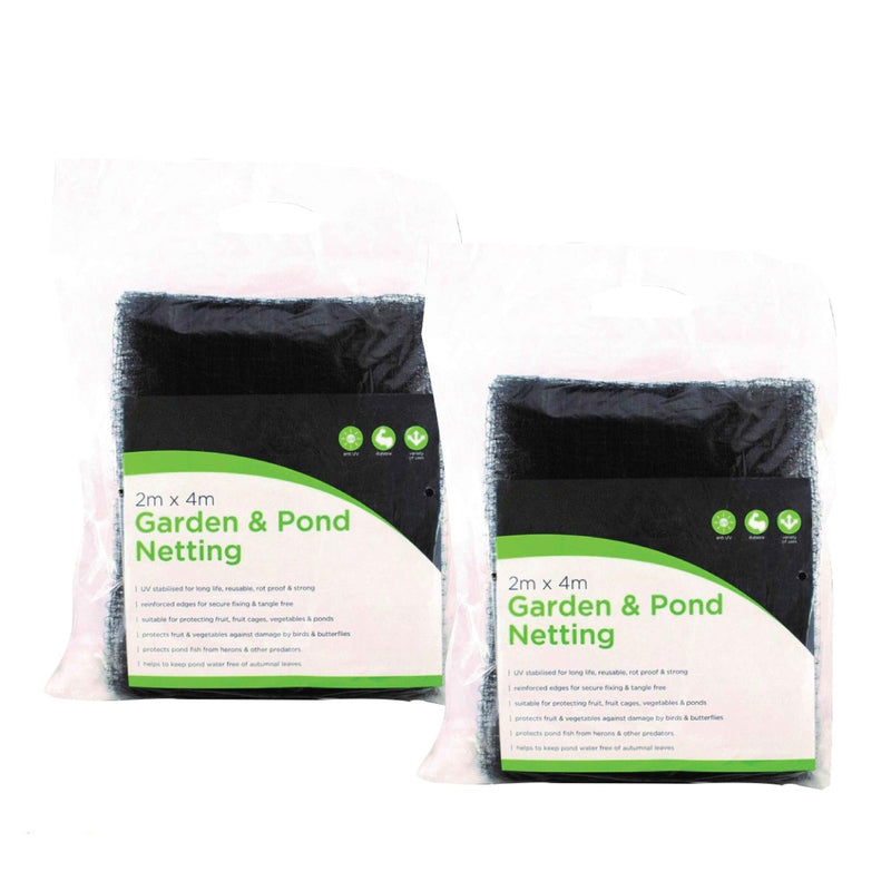 Two packages of garden and pond netting