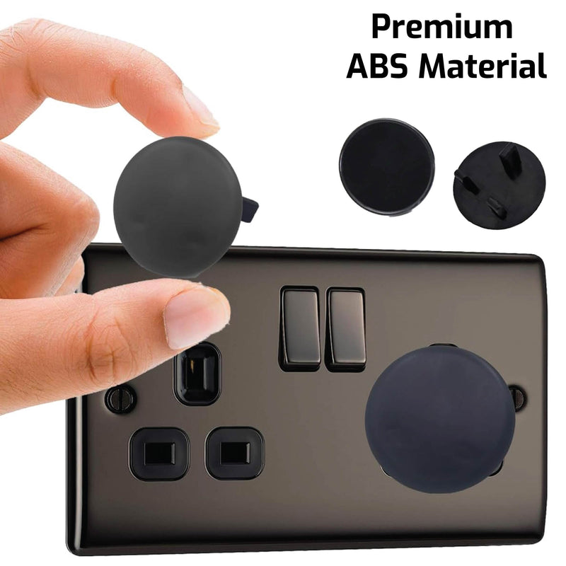 Safety Plug Socket Covers, Wall Plug Covers for Children, Tight Fit Child Safety Electrical Outlet Socket Protectors Plug Covers for Indoor and Outdoor Use – Pack of 10