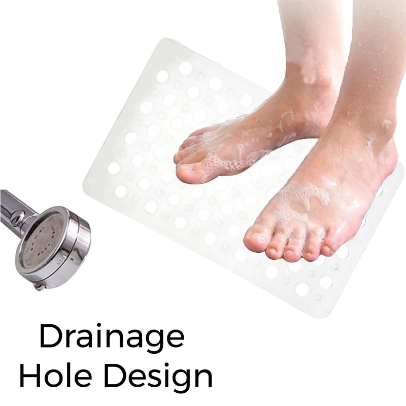 Baby Bath Mat Non Slip Shower Mat for Kids, 69x39cm Cute Animals Pattern Shower Mat with Suction Cups, Baby Bath Mat Anti Slip BPA Free and Machine Safe Bathtub Mat.