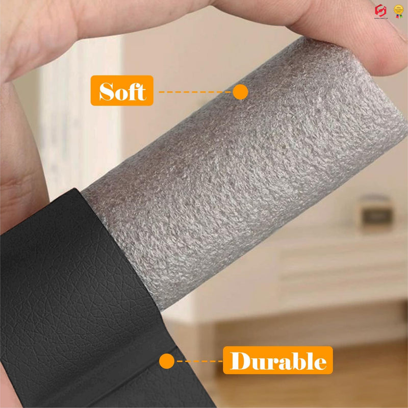 Under Door Draught excluder, Double side Door Draft Excluders, Door Draft Stopper for Bottom of Adjustable Door Seal Strip Energy Efficient Insulation Draft Stopper – Length 90 cm