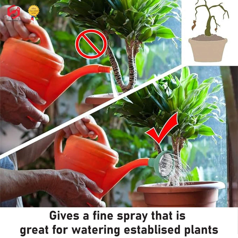 Universal Garden Watering Can Rose Head, Sprinkler Sprayer Fits Standard Size Cans