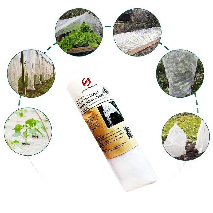 Frost and Insect Protection Fleece 8 X 1.5m, Non-Woven Fabric Plant Blankets for Cold Weather, Garden Winterize Cover for Winter Frost Protection, Plant Cover from Birds and Insects