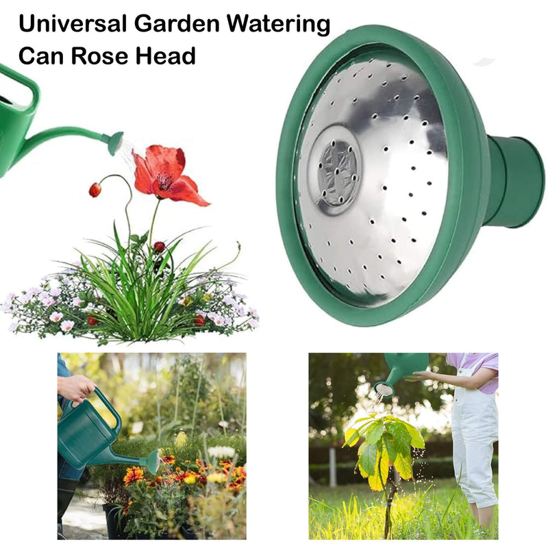 Universal Garden Watering Can Rose Head, Sprinkler Sprayer Fits Standard Size Cans