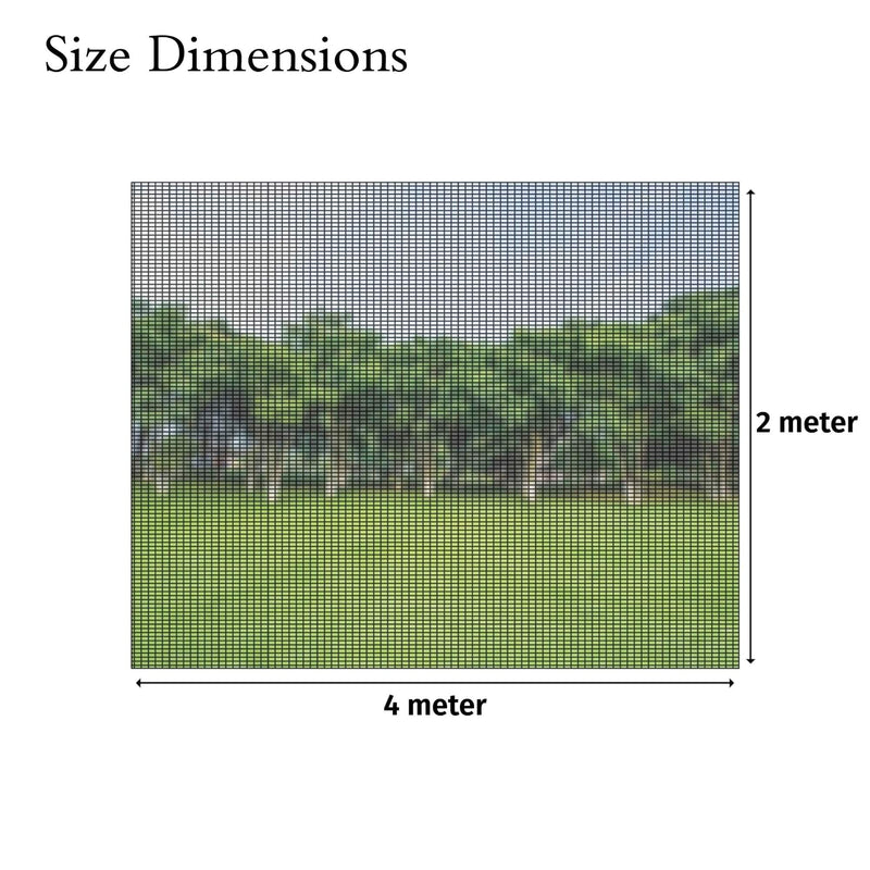 Garden Pond Protective Netting, 2m x 4m, Black Fine Mesh Cover for Leaves, Fish Protection, UV Resistant