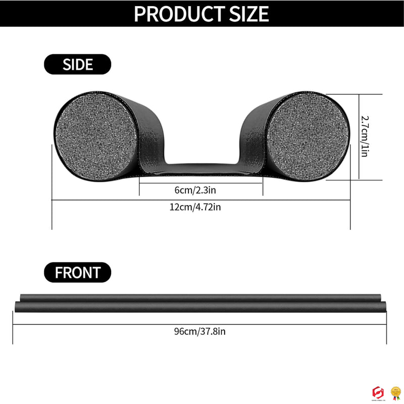 Under Door Draught excluder, Double side Door Draft Excluders, Door Draft Stopper for Bottom of Adjustable Door Seal Strip Energy Efficient Insulation Draft Stopper – Length 90 cm