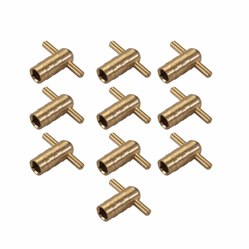 Solid Brass Radiator Bleed Key UK – Radiator Valve Key for Bleeding Air, Venting Radiators, Heating System Tool, Durable Brass Radiator Key for Home Maintenance