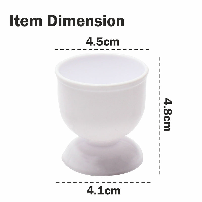 Plastic Egg Cups Set; Soft Boiled Egg Cup Holders for Breakfast, Serving Egg Cups, Egg Cups Stand for Kitchen – Set of 4