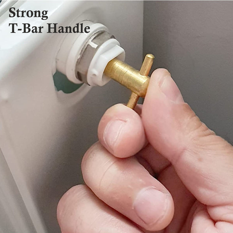 Solid Brass Radiator Bleed Key UK – Radiator Valve Key for Bleeding Air, Venting Radiators, Heating System Tool, Durable Brass Radiator Key for Home Maintenance