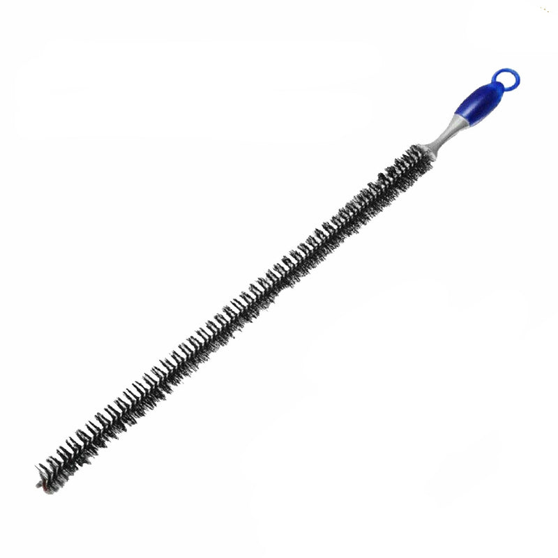 Radiator Cleaning Brush Long handle, Flexible Bendable Long Reach Bristle Brush Grip Handle Radiator Duster Cleaning Tool for Refrigerator, Washing Machine to Dirt Dust Lint Blockage–57 cm
