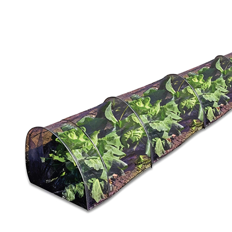 Garden Net Grow Tunnel, Fleece Cloche Plant Covers for Protecting Plants, Fruits, Vegetable from Insects, Birds, Pests - Dimension: 3m x 45cm x 45cm