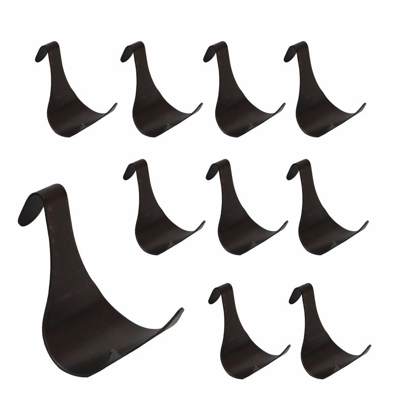 Moulding Hook Picture Rail Hooks Hangers, Picture Moulding Rail Frame Hook Hangers for Art Exhibition Gallery Picture Billboards Hanging Clothes Keys Holder
