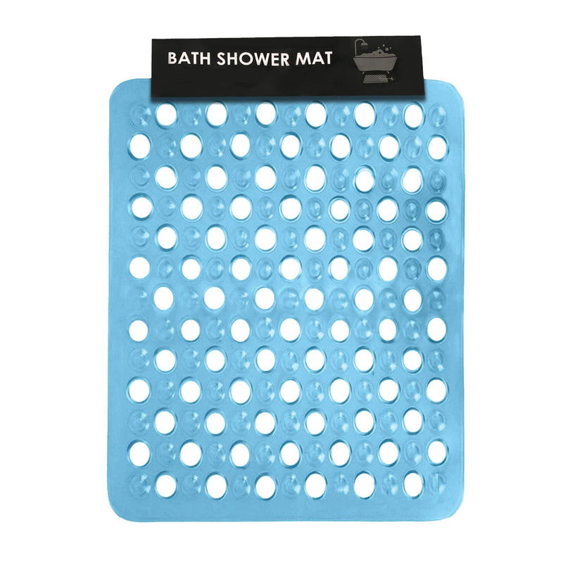 Shower Mat Anti-Slip,Anti-Mould,Machine-Washable Quadrant Bath Mat For Walk In Shower Tray,Bathtub Shower Mats Non-Slip Drain Holes Suction Cups,Latex Resistant Ideal For Kids & Elderly
