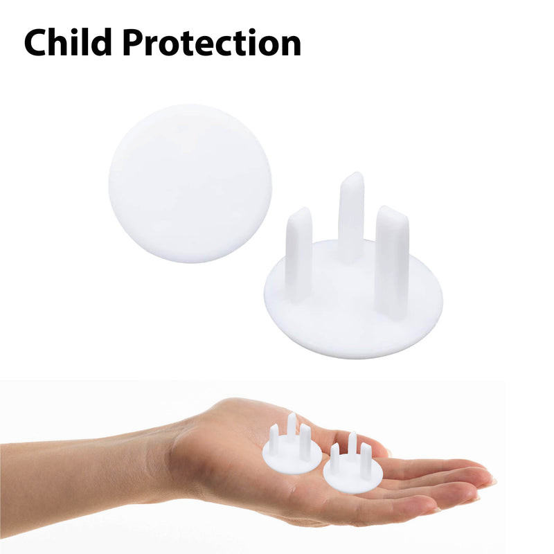 Safety Plug Socket Covers, Wall Plug Covers for Children, Tight Fit Child Safety Electrical Outlet Socket Protectors Plug Covers for Indoor and Outdoor Use – Pack of 10