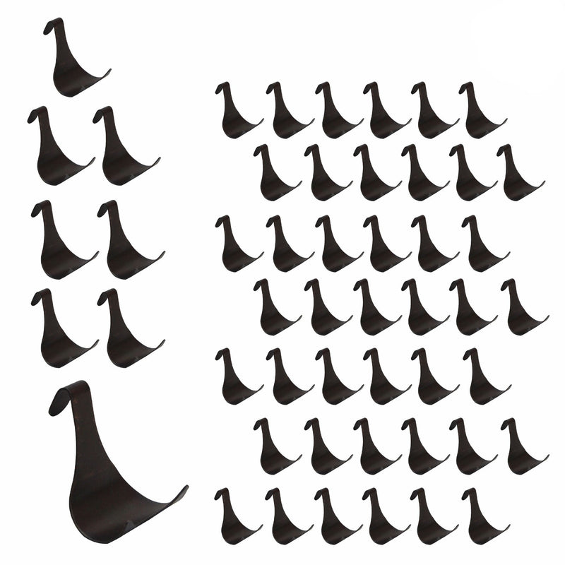 Moulding Hook Picture Rail Hooks Hangers, Picture Moulding Rail Frame Hook Hangers for Art Exhibition Gallery Picture Billboards Hanging Clothes Keys Holder