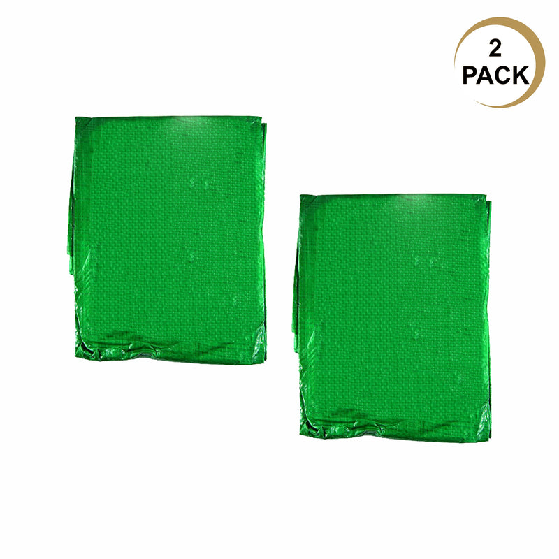 Green Tarpaulin, waterproof and UV Resistant Tarps Cover with Rust resistant grommets and reinforced rope edges, Ground Sheet Covers for Camping, Furniture Caravan Cover Sheet Green (4’X6’)