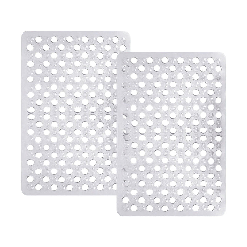 Shower Mat Anti-Slip,Anti-Mould,Machine-Washable Quadrant Bath Mat For Walk In Shower Tray,Bathtub Shower Mats Non-Slip Drain Holes Suction Cups,Latex Resistant Ideal For Kids & Elderly