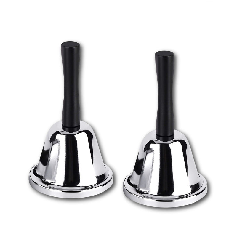 Service Bell, Stainless Steel Hand Bell for Reception, Counter, Desk, Hotels, School, Home Decor
