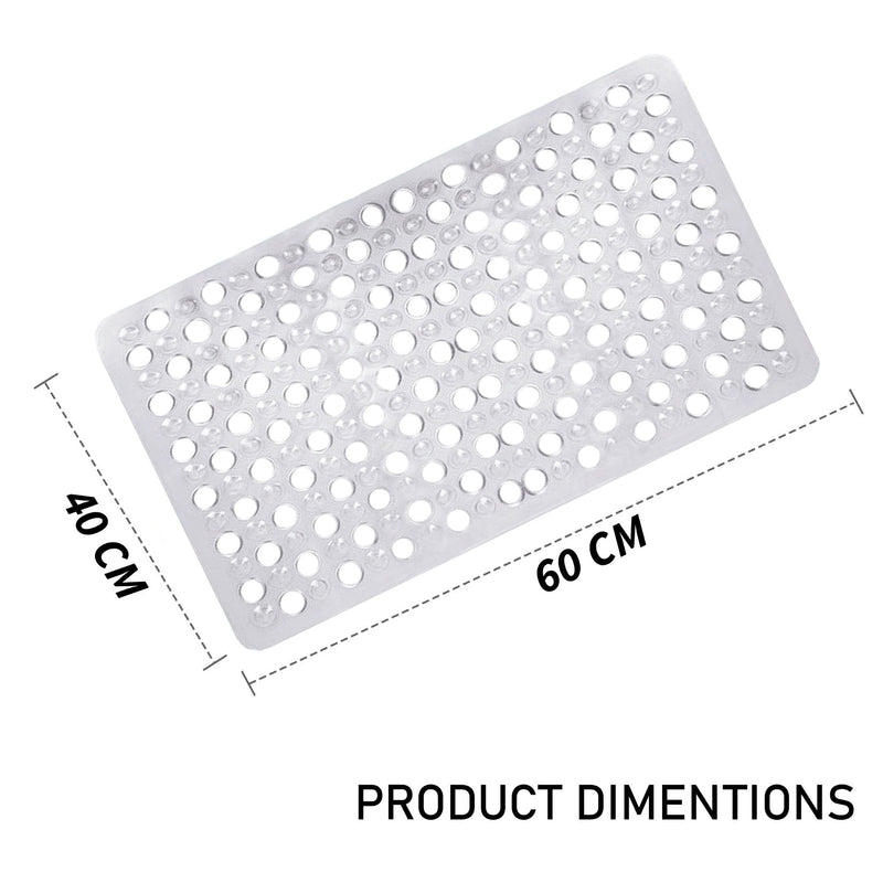 Shower Mat Anti-Slip,Anti-Mould,Machine-Washable Quadrant Bath Mat For Walk In Shower Tray,Bathtub Shower Mats Non-Slip Drain Holes Suction Cups,Latex Resistant Ideal For Kids & Elderly