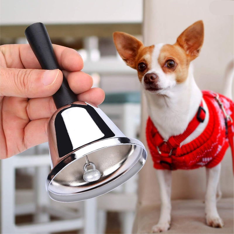 Service Bell, Stainless Steel Hand Bell for Reception, Counter, Desk, Hotels, School, Home Decor