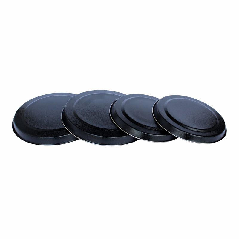 4 Pcs Hob Cover Set Stove Plate Cooker Top Burner Protector Silver Kit Home Kitchen Tools & Accessories Restaurants CANTEENS Safety Worktop Savers