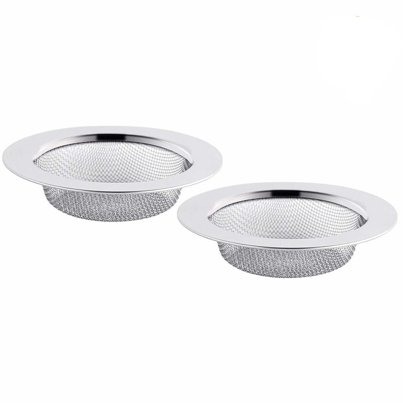 Stainless Steel Kitchen Sink Strainer, Sink Food Catcher Clog-Free Drain Protector Replacement Plug for Food and Hole Hair Catcher, Sink Strainer for Bathroom, Kitchen, Bathtub – 10.5cm