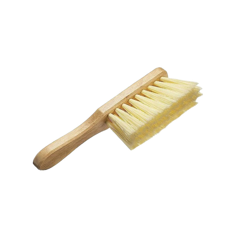 Wooden Dust Brush, Soft Bristle Hand Broom with Wood Handle, 27cm, Set of 2, for Sofa, Bed, Car, Carpet, Fireplace