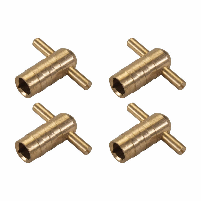 Solid Brass Radiator Bleed Key UK – Radiator Valve Key for Bleeding Air, Venting Radiators, Heating System Tool, Durable Brass Radiator Key for Home Maintenance