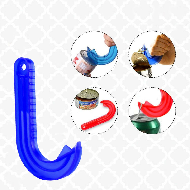 Ring Pull Can Opener Designed for Weak Hands, Weak Grip or Limited Dexterity, Arthritis, Elderly, Children and Anyone with Low Strength, Makes Easy Work of Opening Cans, jar