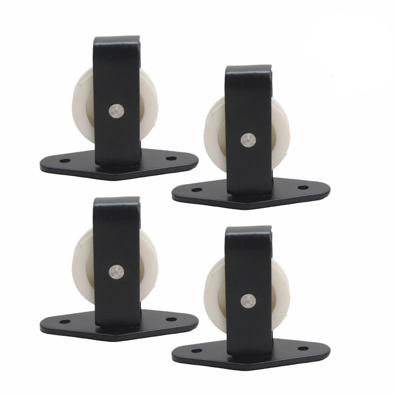 Single Upright Pulley with Wheel, Single Upright Pulley Roller Including Fixing Screw for Washing Line Rope and Cord for Indoor and Outdoor Use - 38mm (1.5 inch)