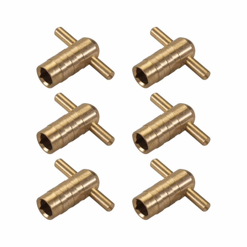 Solid Brass Radiator Bleed Key UK – Radiator Valve Key for Bleeding Air, Venting Radiators, Heating System Tool, Durable Brass Radiator Key for Home Maintenance