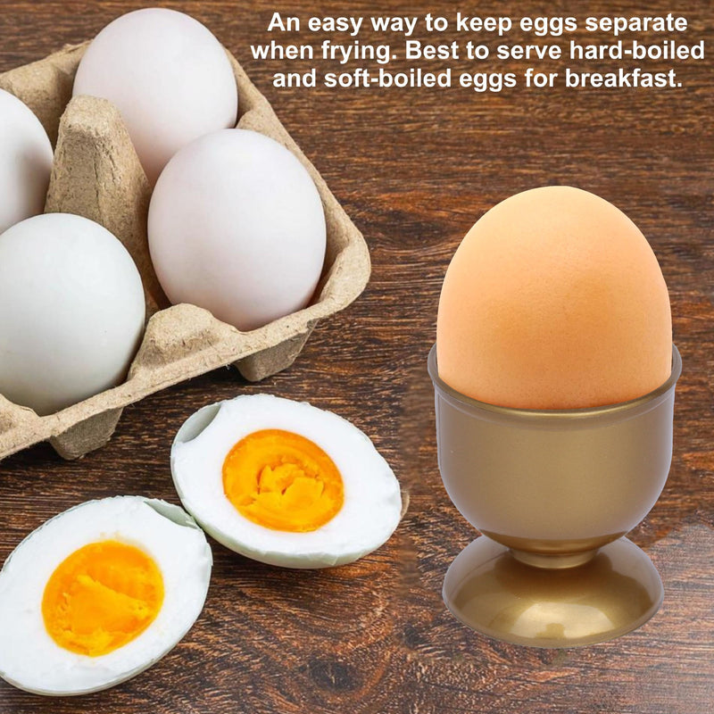 Plastic Egg Cups Set; Soft Boiled Egg Cup Holders for Breakfast, Serving Egg Cups, Egg Cups Stand for Kitchen – Set of 4