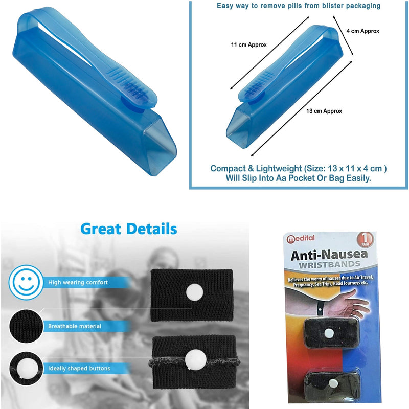 Pill Popper & Pill Puncher, Portable Pill Remover Lightweight Tablet Dispenser Pill Popper for Tablets Blister Packs, Ideal for Limited Dexterity, Pill Popper aids for Arthritis Hands–