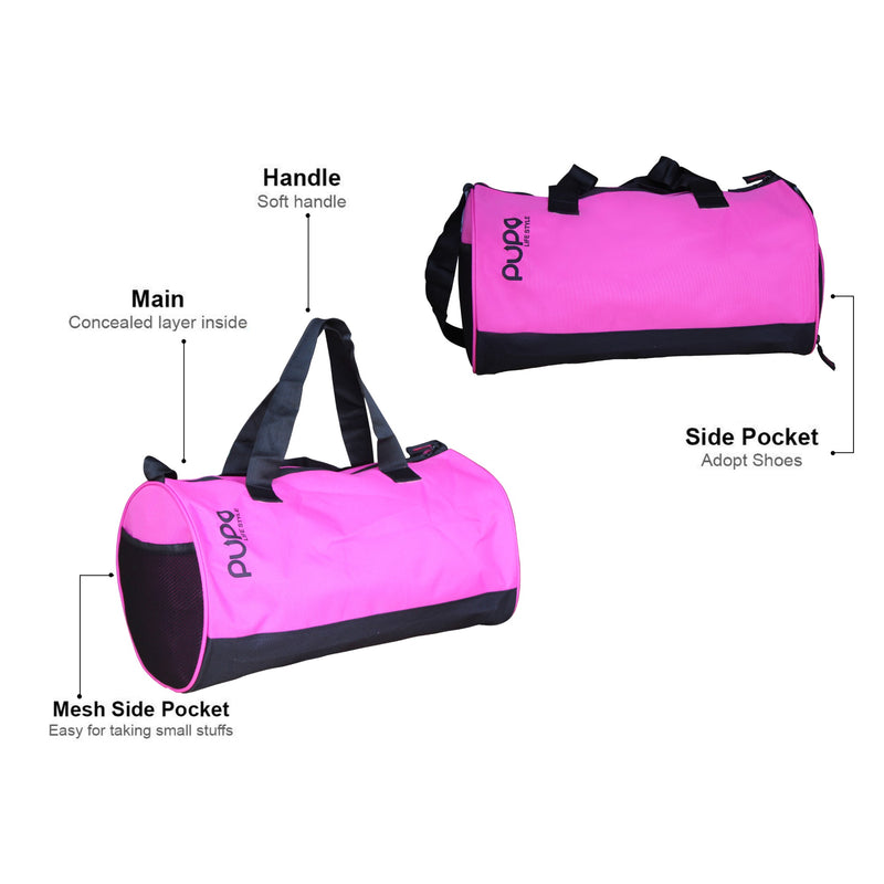 Sports Gym Bag with Shoes Compartment, Travel Duffel Bag for Men and Women, Yoga Mat Bag and Carriers with Yoga Mat Strap, with Shoulder Strap Sports Duffel Bag