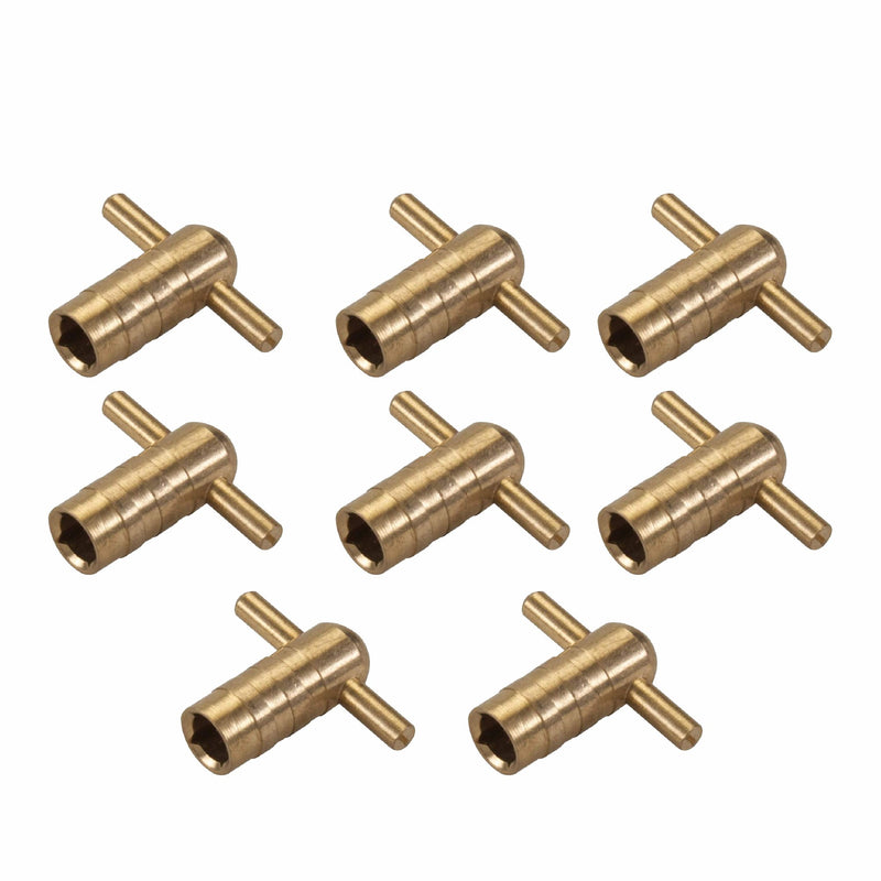 Solid Brass Radiator Bleed Key UK – Radiator Valve Key for Bleeding Air, Venting Radiators, Heating System Tool, Durable Brass Radiator Key for Home Maintenance