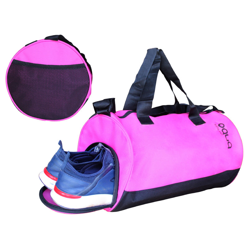 Sports Gym Bag with Shoes Compartment, Travel Duffel Bag for Men and Women, Yoga Mat Bag and Carriers with Yoga Mat Strap, with Shoulder Strap Sports Duffel Bag